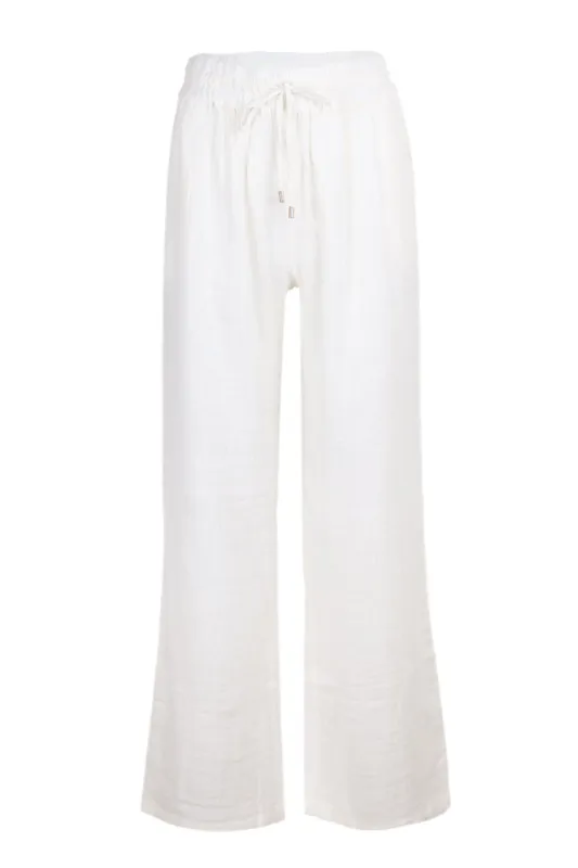 Krissy Trousers Ivory sold by Sand Dollar