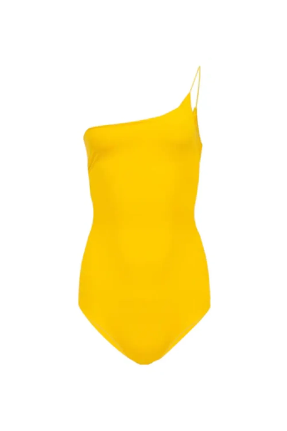 Eco-Basic One Shoulder Maillot Warm Yellow sold by Sand Dollar