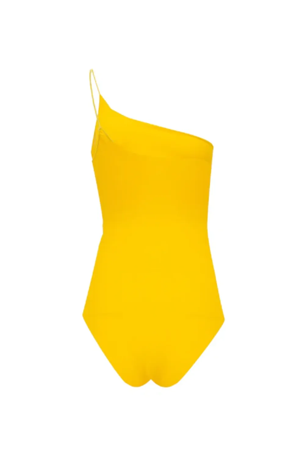 Eco-Basic One Shoulder Maillot Warm Yellow sold by Sand Dollar product image thumbnail 2