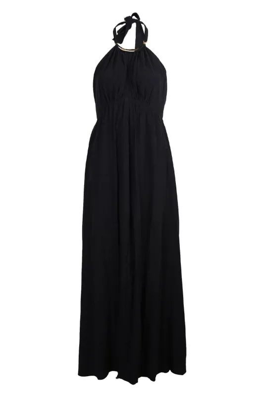 Joy Long Dress Black sold by Sand Dollar