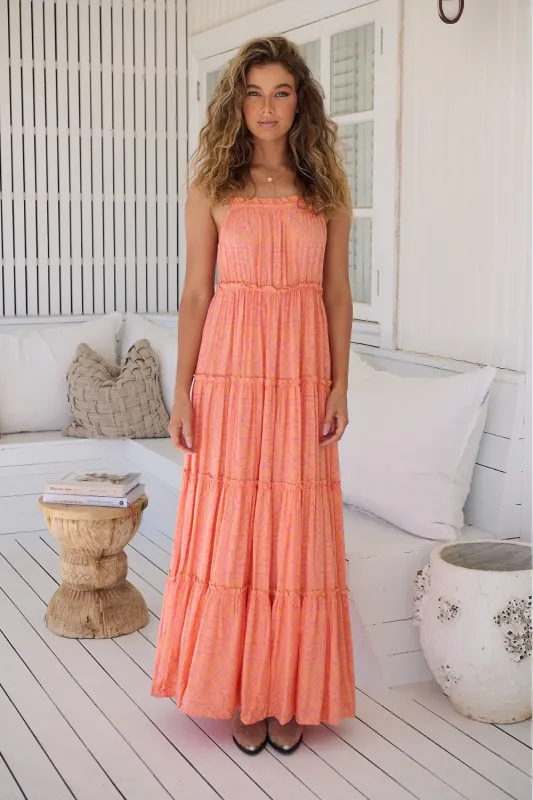 Paloma Paradise Print Peppa Maxi Dress made by Jaase