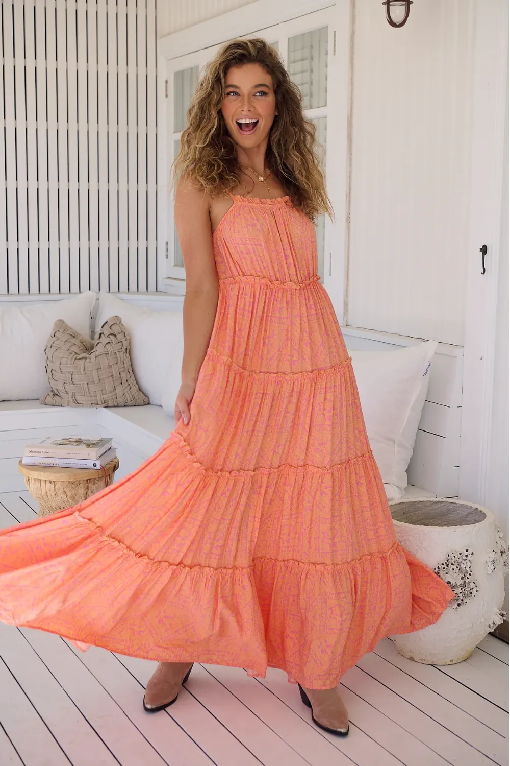 Paloma Paradise Print Peppa Maxi Dress sold by Sand Dollar product image thumbnail 3