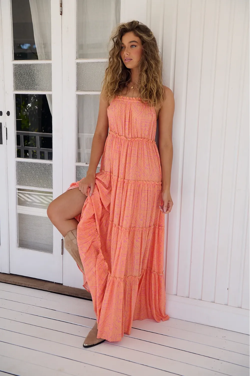 Paloma Paradise Print Peppa Maxi Dress sold by Sand Dollar product image thumbnail 2