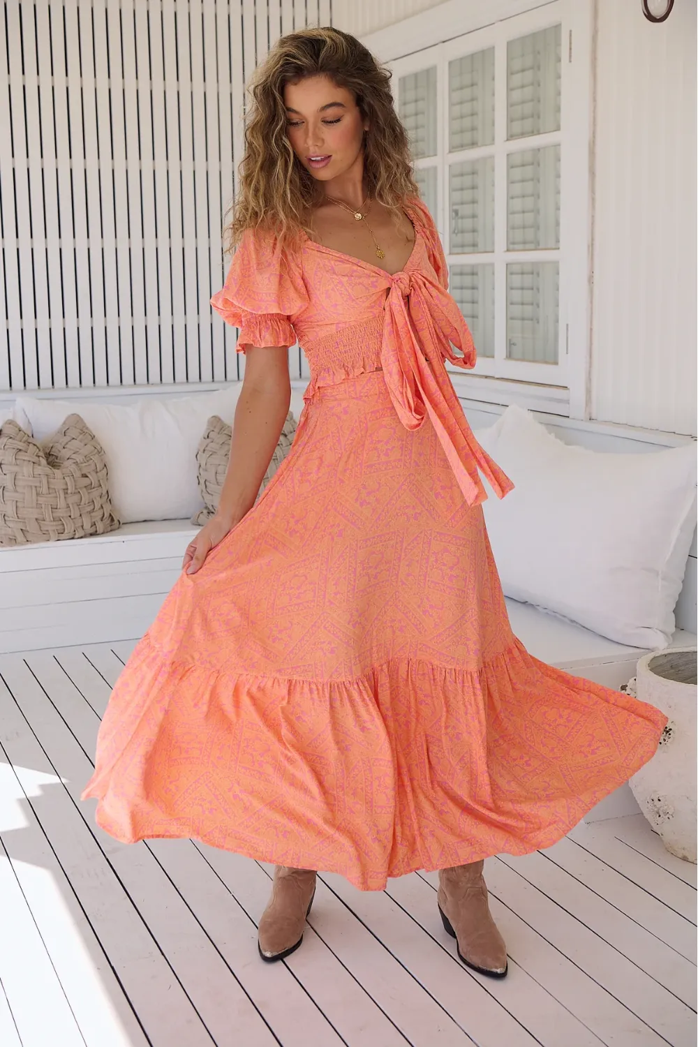 Paloma Paradise Print Holiday Skirt sold by Sand Dollar product image thumbnail 2