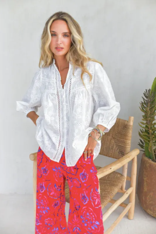 Moon Flower Collection Bee Blouse sold by Sand Dollar