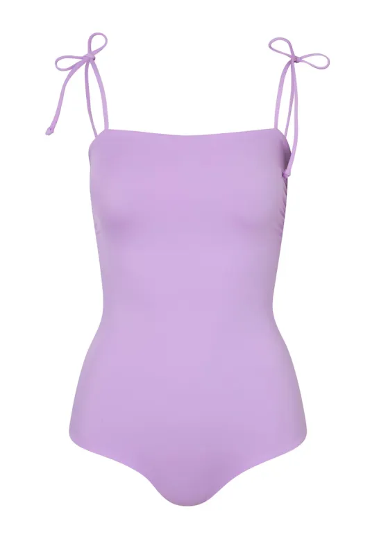 San Juan One Piece Lilac/Terracota sold by Sand Dollar