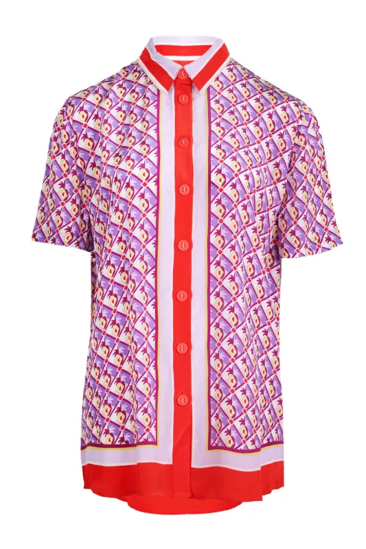 Graphic Pineapple Scarf Multicolor Shirt sold by Sand Dollar