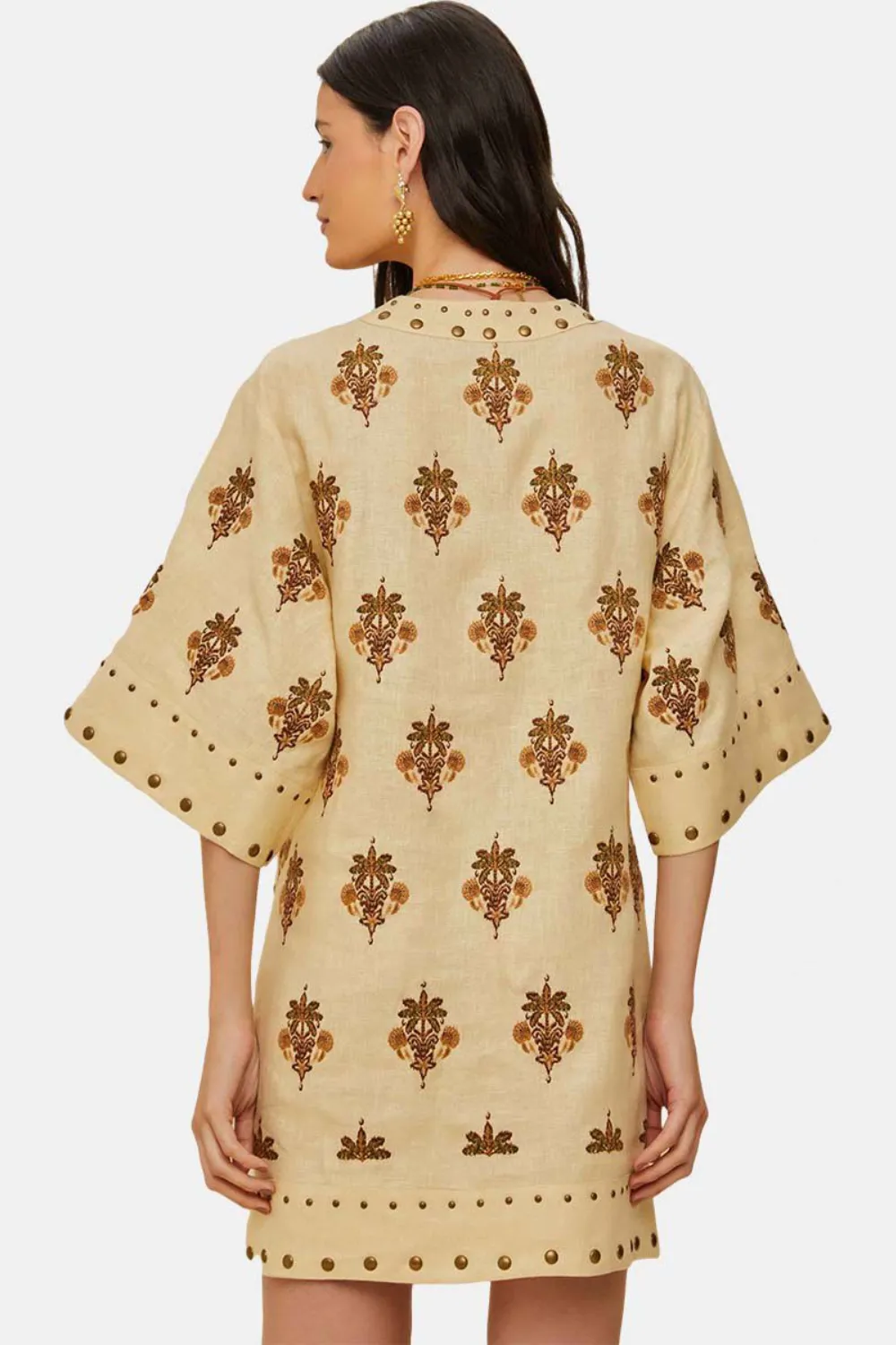 Coconut Tree Tapestry Tunic Mini Dress sold by Sand Dollar product image thumbnail 4