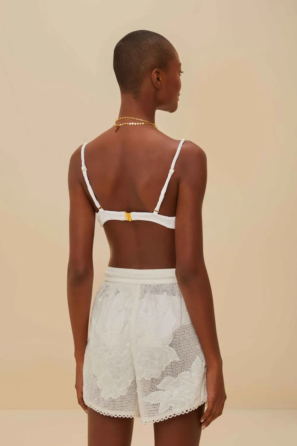 White Flower Shorts sold by Sand Dollar product image thumbnail 4