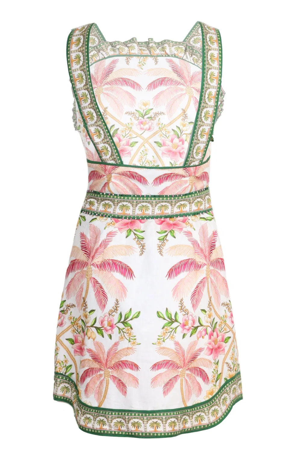 Palm Dress Off-White Sleeveless Angled Mini Dress sold by Sand Dollar product image thumbnail 3