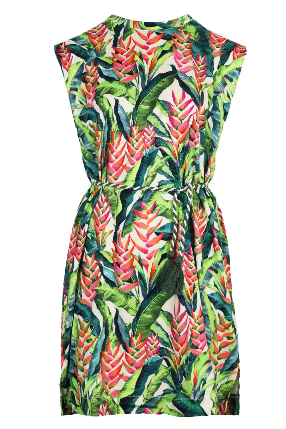 Heli Leaves Pearl T-Shirt Jersey Mini Dress sold by Sand Dollar