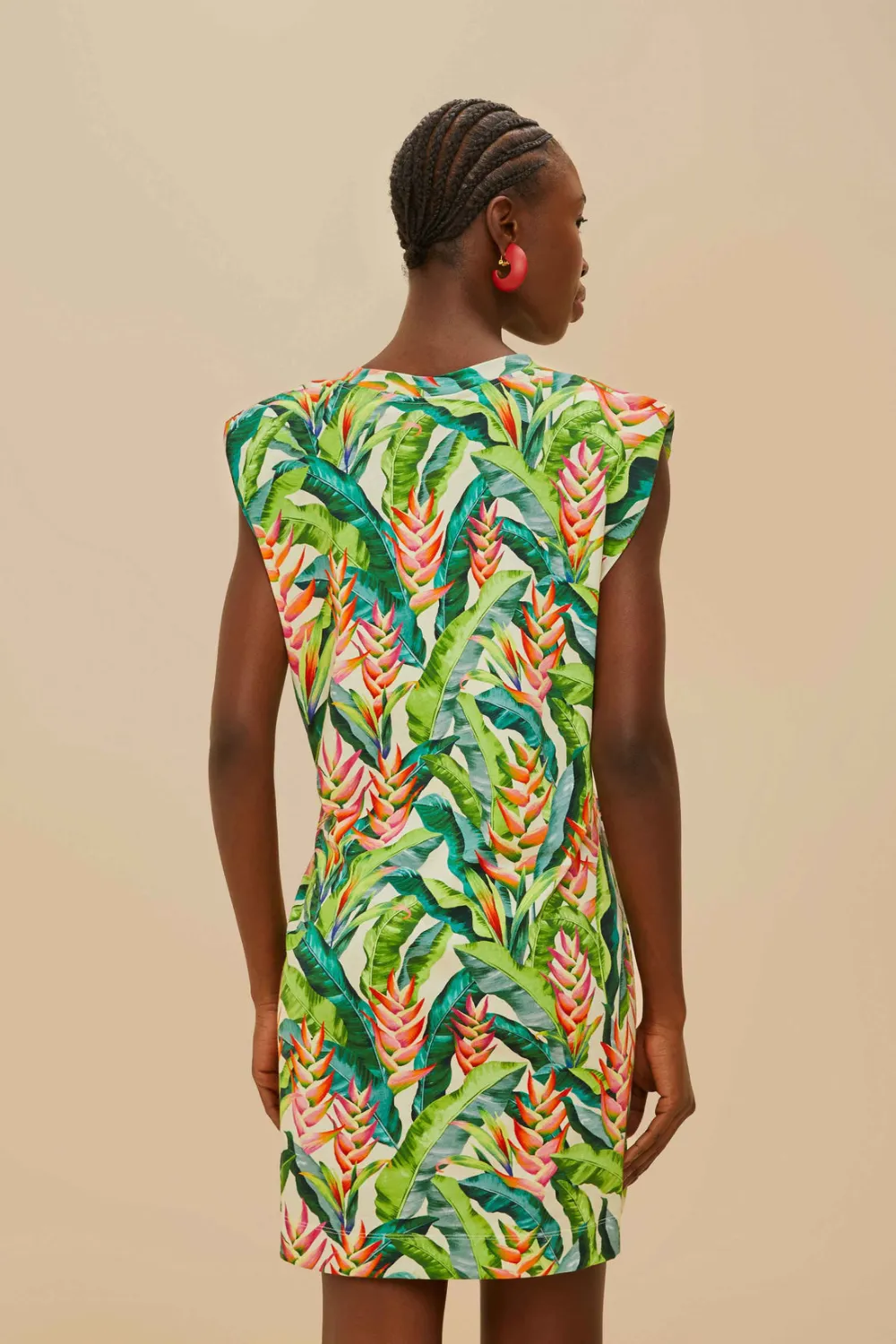 Heli Leaves Pearl T-Shirt Jersey Mini Dress sold by Sand Dollar product image thumbnail 4