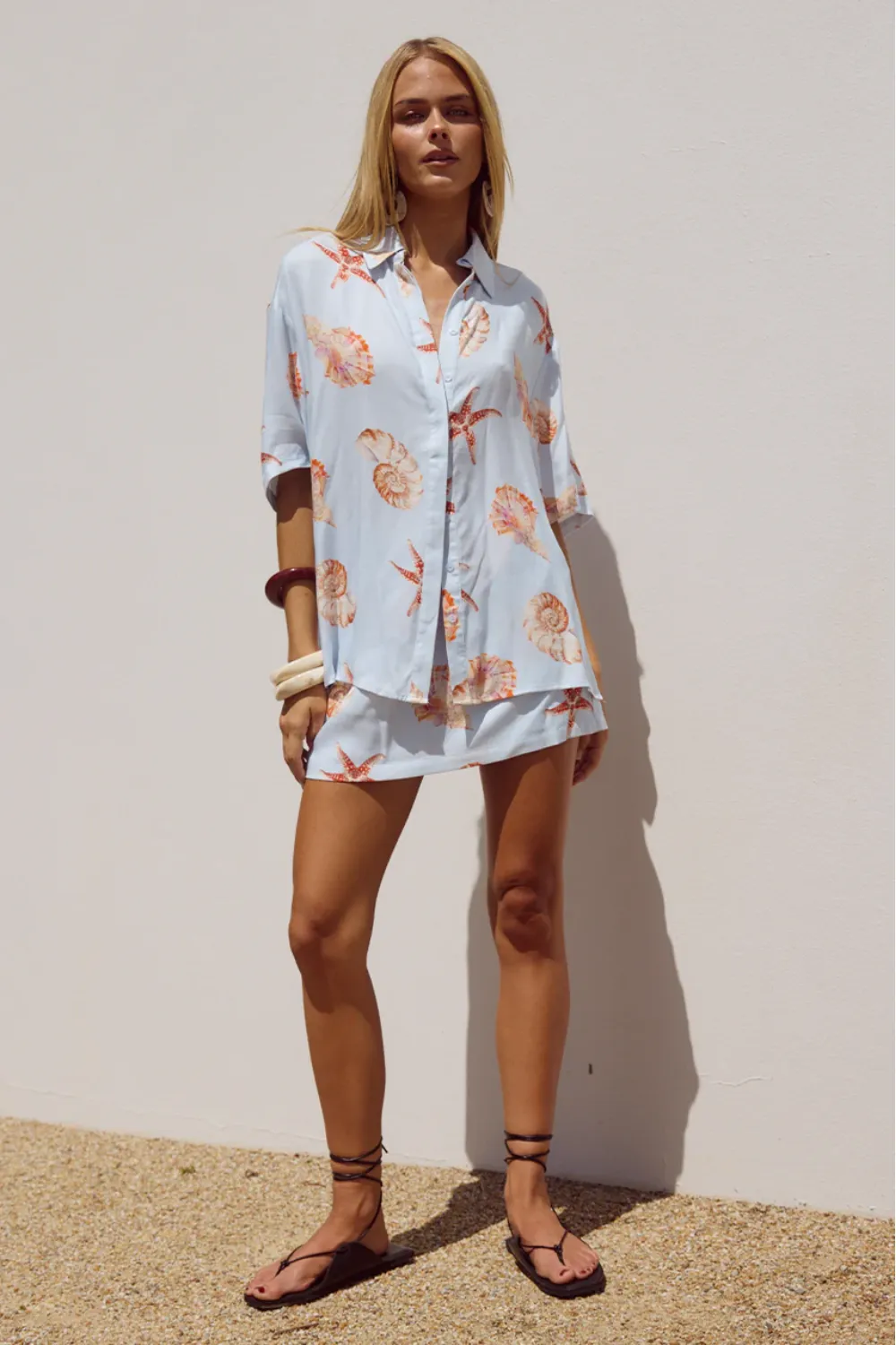Adelyn Mini Skirt Blue Seashell sold by Sand Dollar product image thumbnail 2