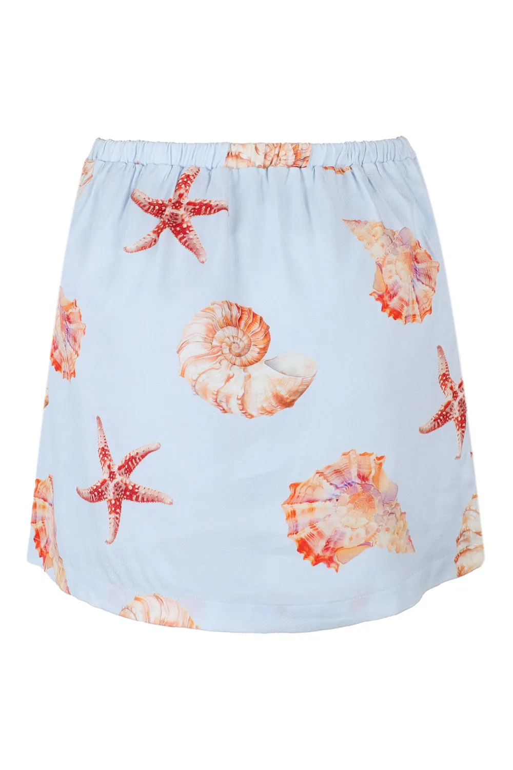 Adelyn Mini Skirt Blue Seashell sold by Sand Dollar