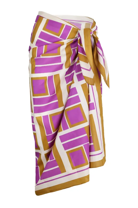 Vibration Sarong Purple sold by Sand Dollar