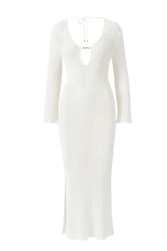 Casey Long Dress White sold by Sand Dollar