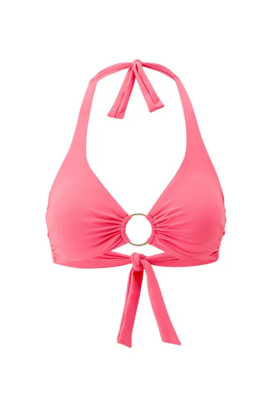 Brussels Bikini Top Coral sold by Sand Dollar