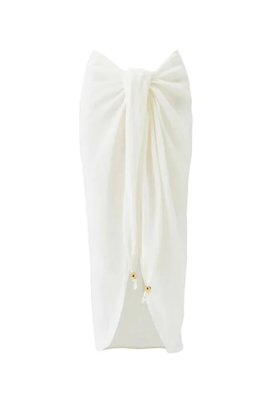 Winnie Pareo Ivory made by Melissa Odabash