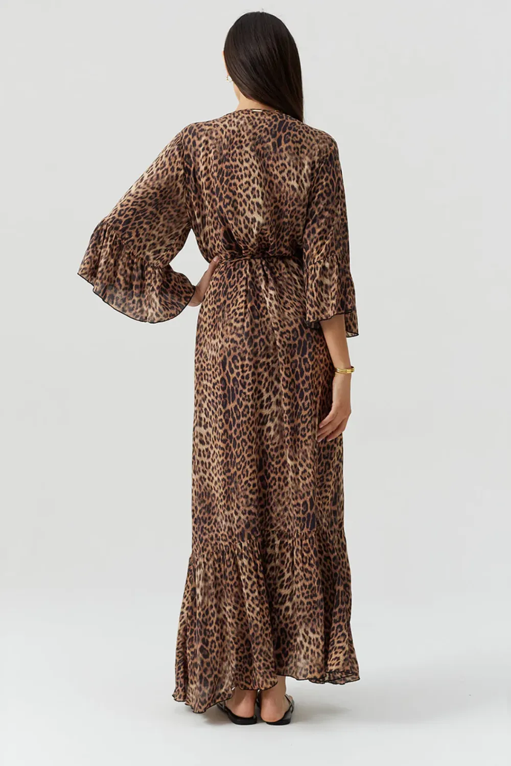 Manon Long Kaftan Cheetah sold by Sand Dollar product image thumbnail 5