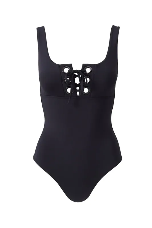 London One Piece Black sold by Sand Dollar