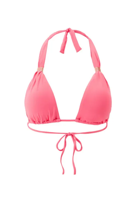 Grenada Bikini Top Coral sold by Sand Dollar