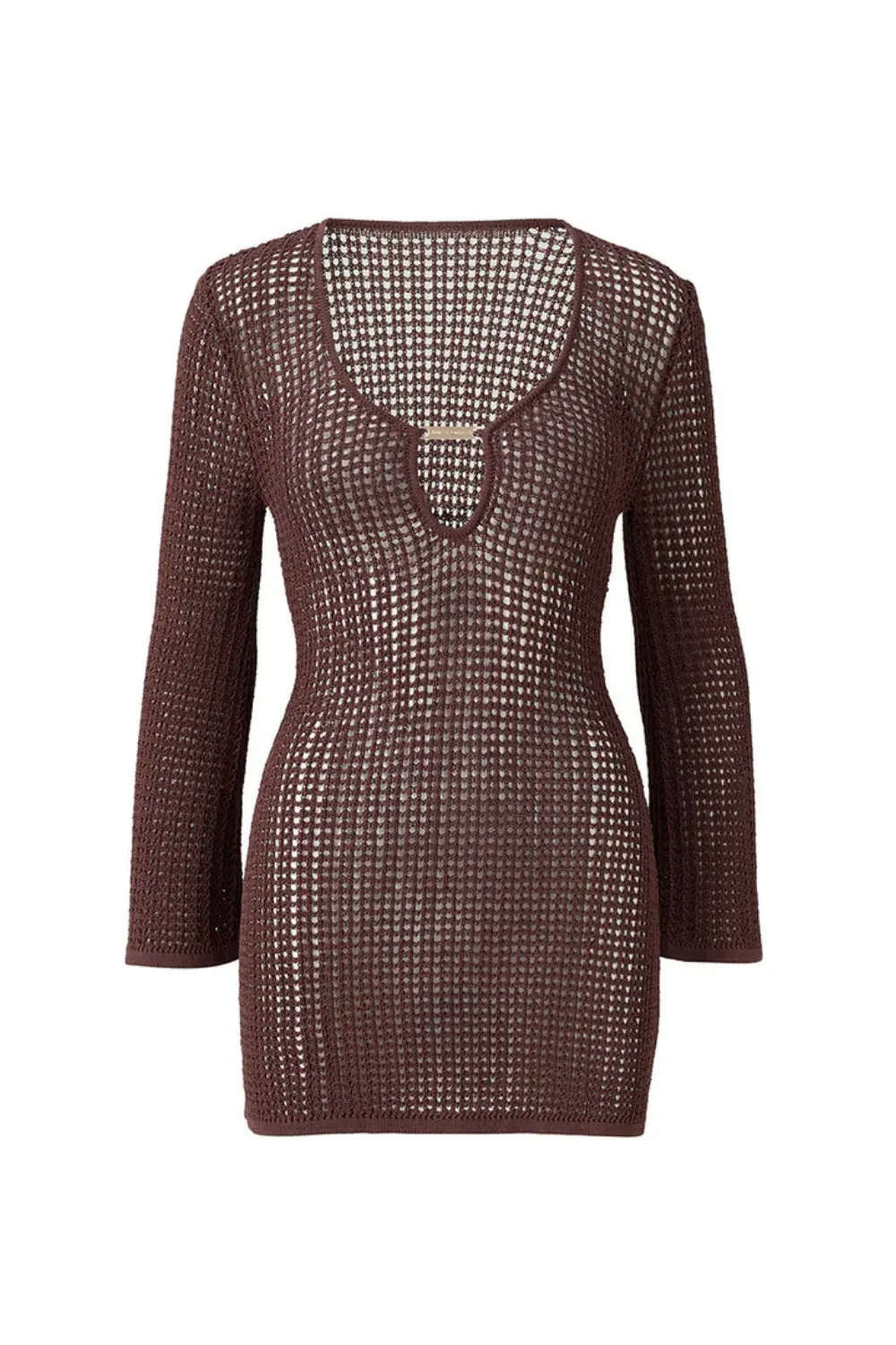 Ellis Knit Dress Brown sold by Sand Dollar