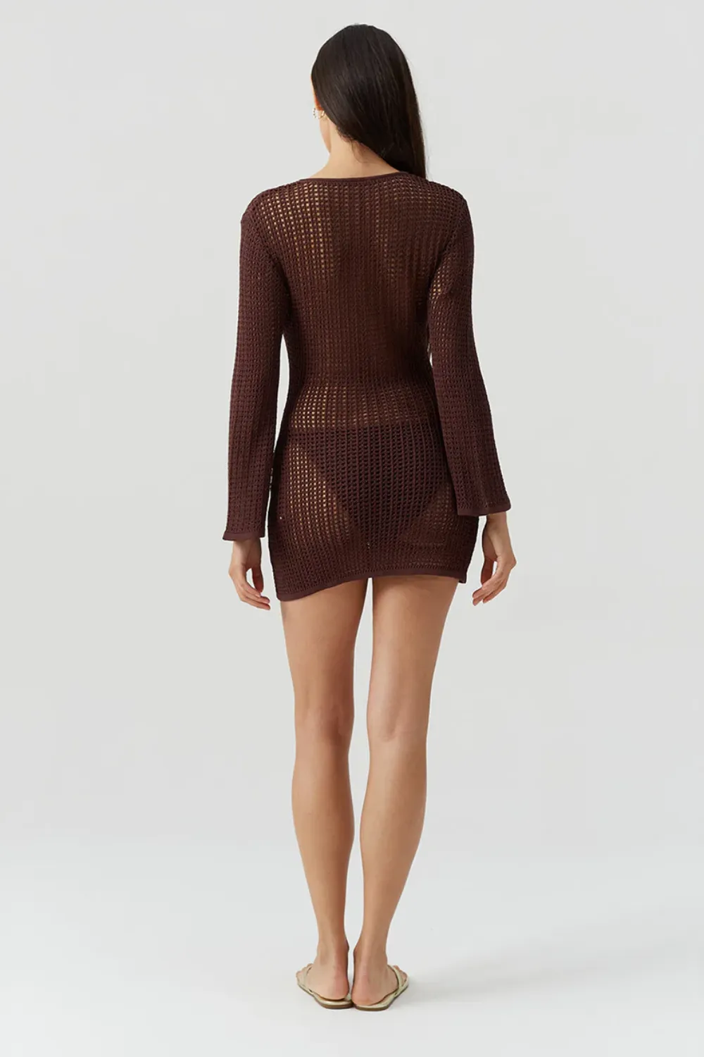 Ellis Knit Dress Brown sold by Sand Dollar product image thumbnail 4
