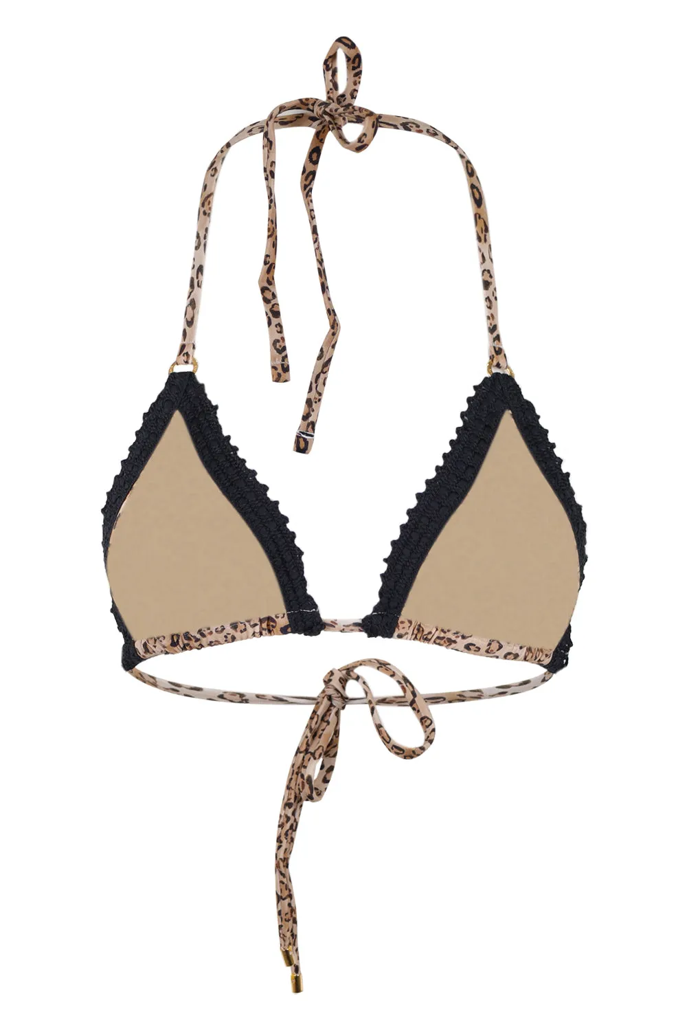 Kyle Crochet Trim Triangle Top Leopard sold by Sand Dollar product image thumbnail 2