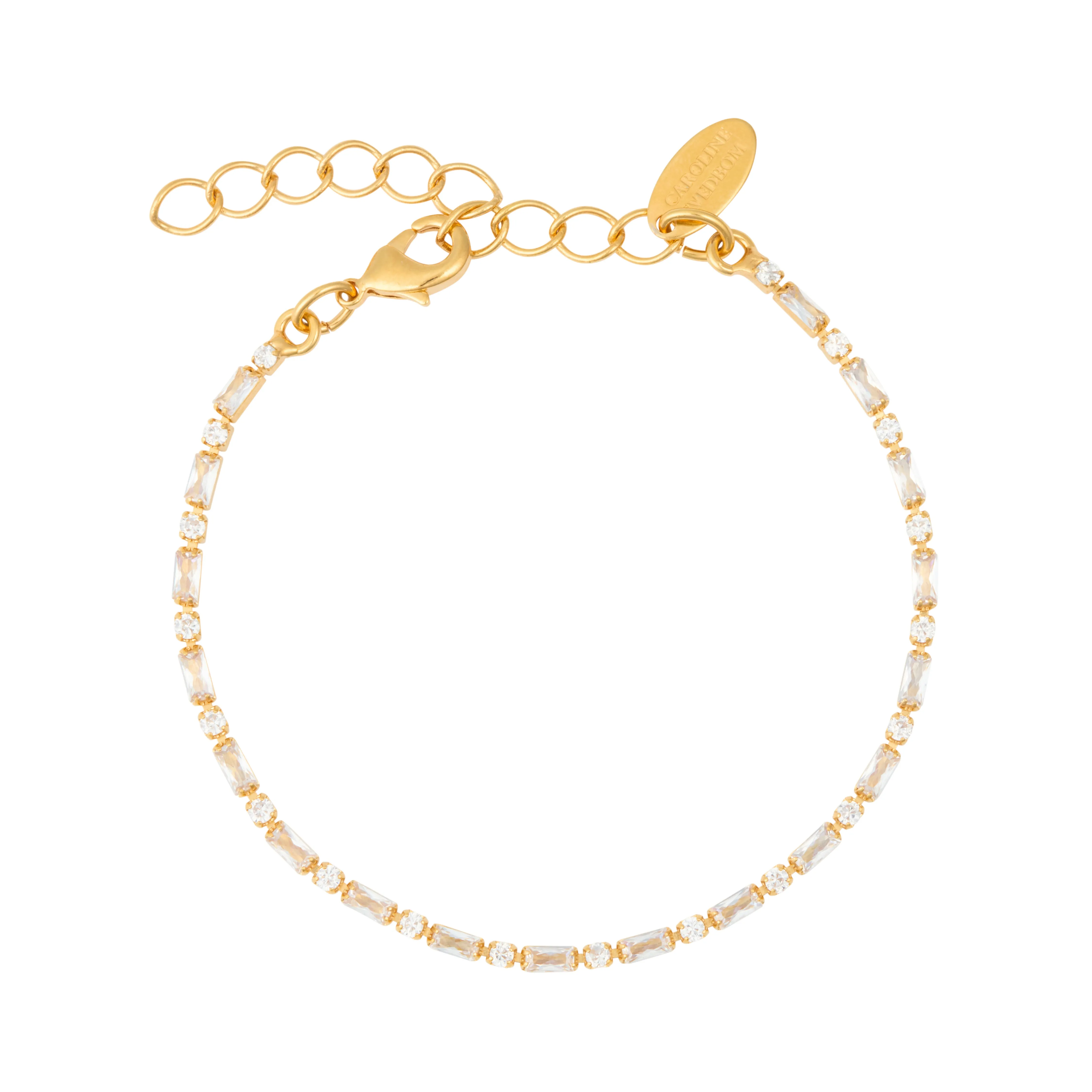 Evelyne Bracelet Gold Crystal sold by Sand Dollar