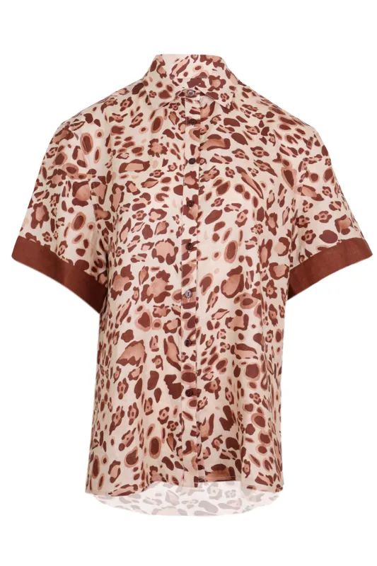 Paris Shirt Brown sold by Sand Dollar