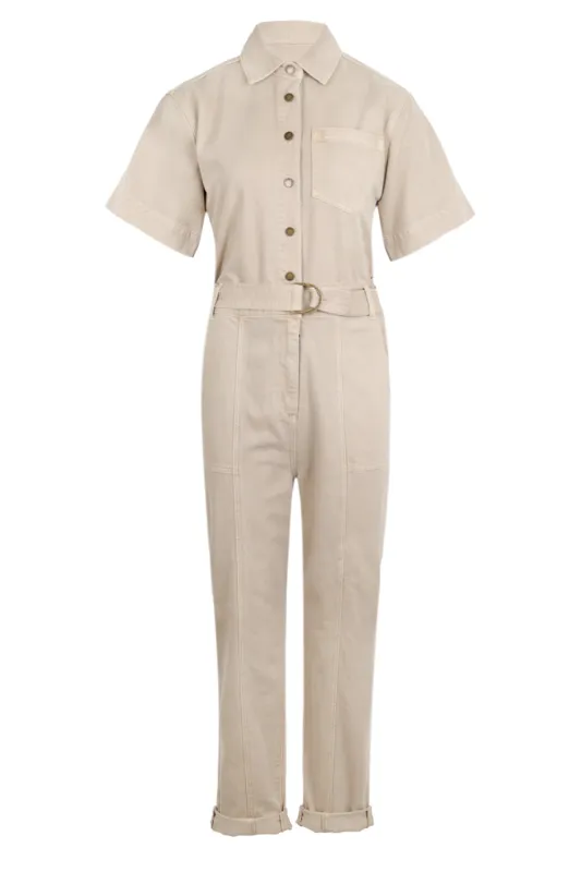 Tahlia Boilersuit Sand sold by Sand Dollar