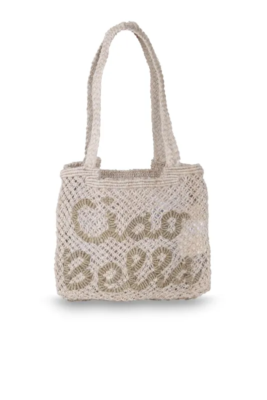 Freya Ciao Bella Sky Jute Bag sold by Sand Dollar