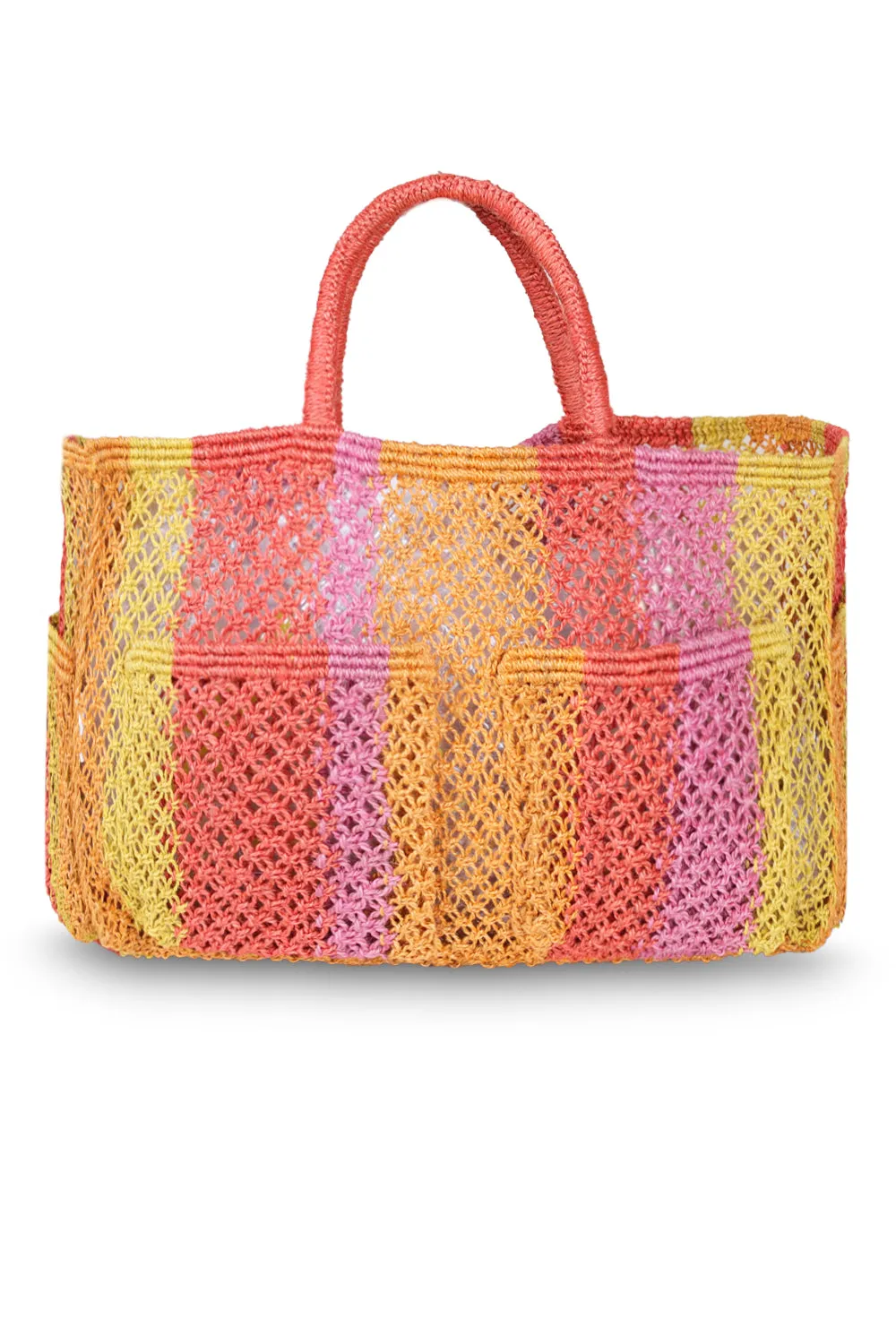 Henry Sunday Raspberry Jute Bag sold by Sand Dollar product image thumbnail 3