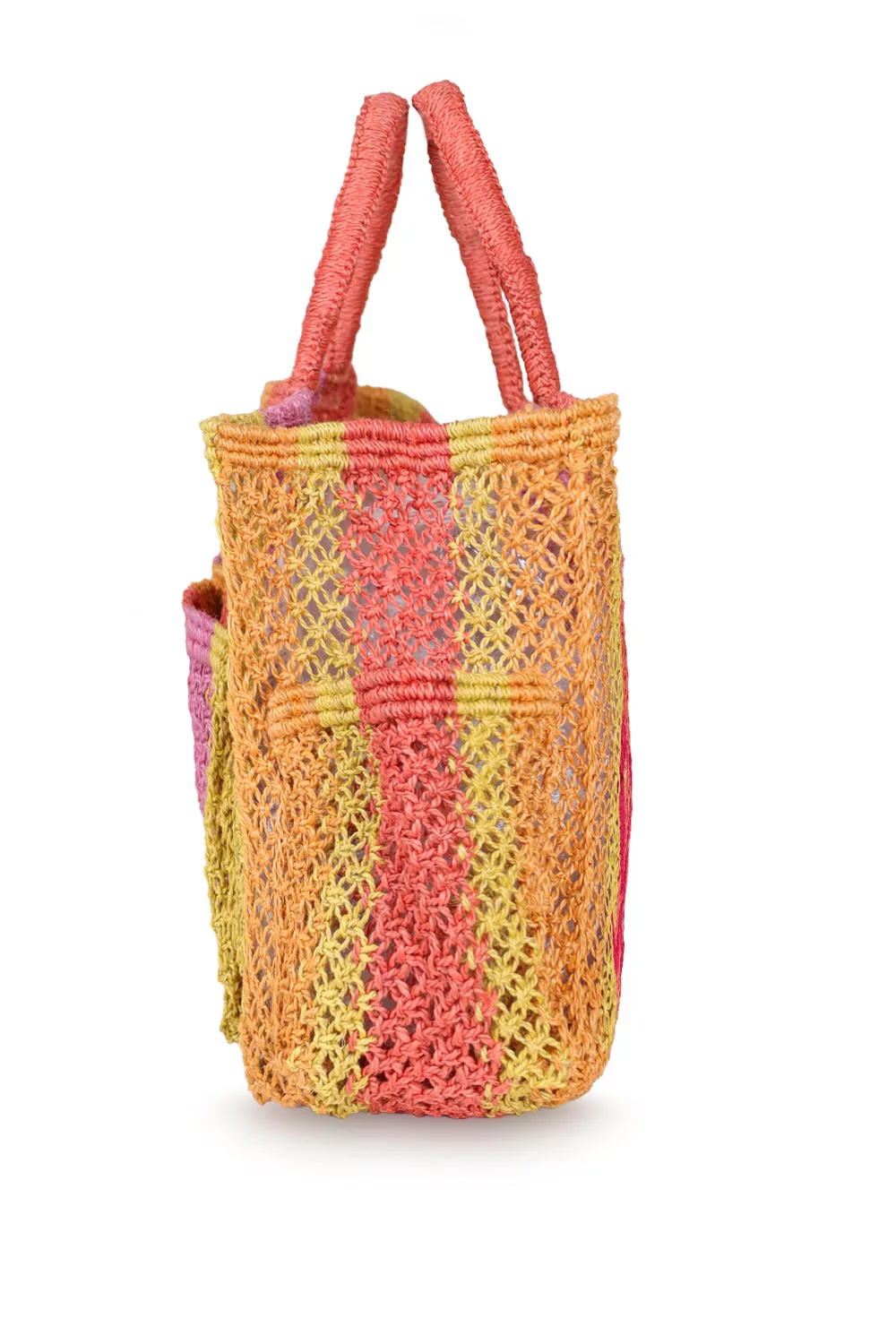 Henry Sunday Raspberry Jute Bag sold by Sand Dollar product image thumbnail 2