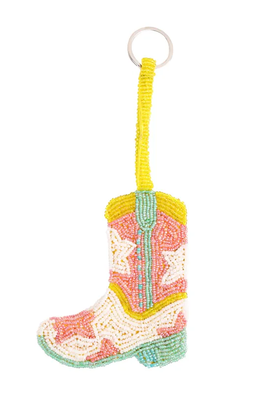 Cowboy Boot Key Ring sold by Sand Dollar