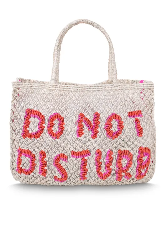 Do Not Disturb Jute Bag sold by Sand Dollar