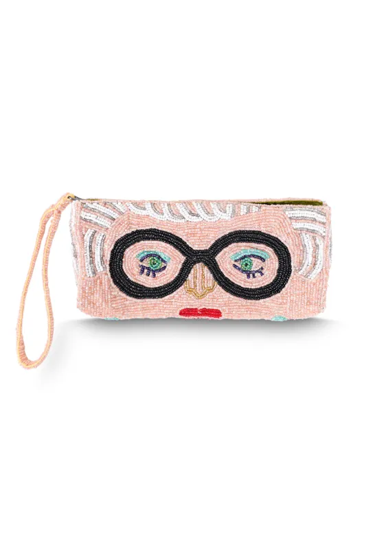 Iris Beaded Glasses Case sold by Sand Dollar