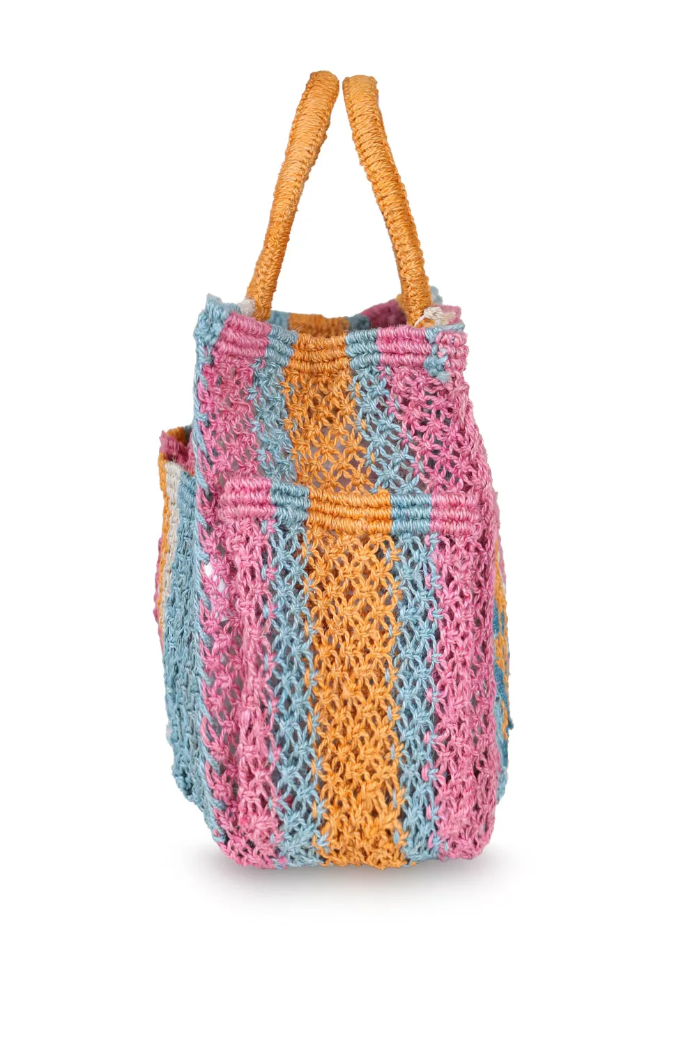 Henry Sunday Multi Pink Jute Bag sold by Sand Dollar product image thumbnail 2