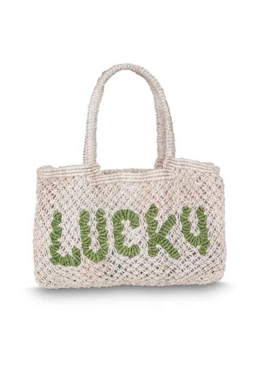 Coco Lucky Natural Jute Bag sold by Sand Dollar