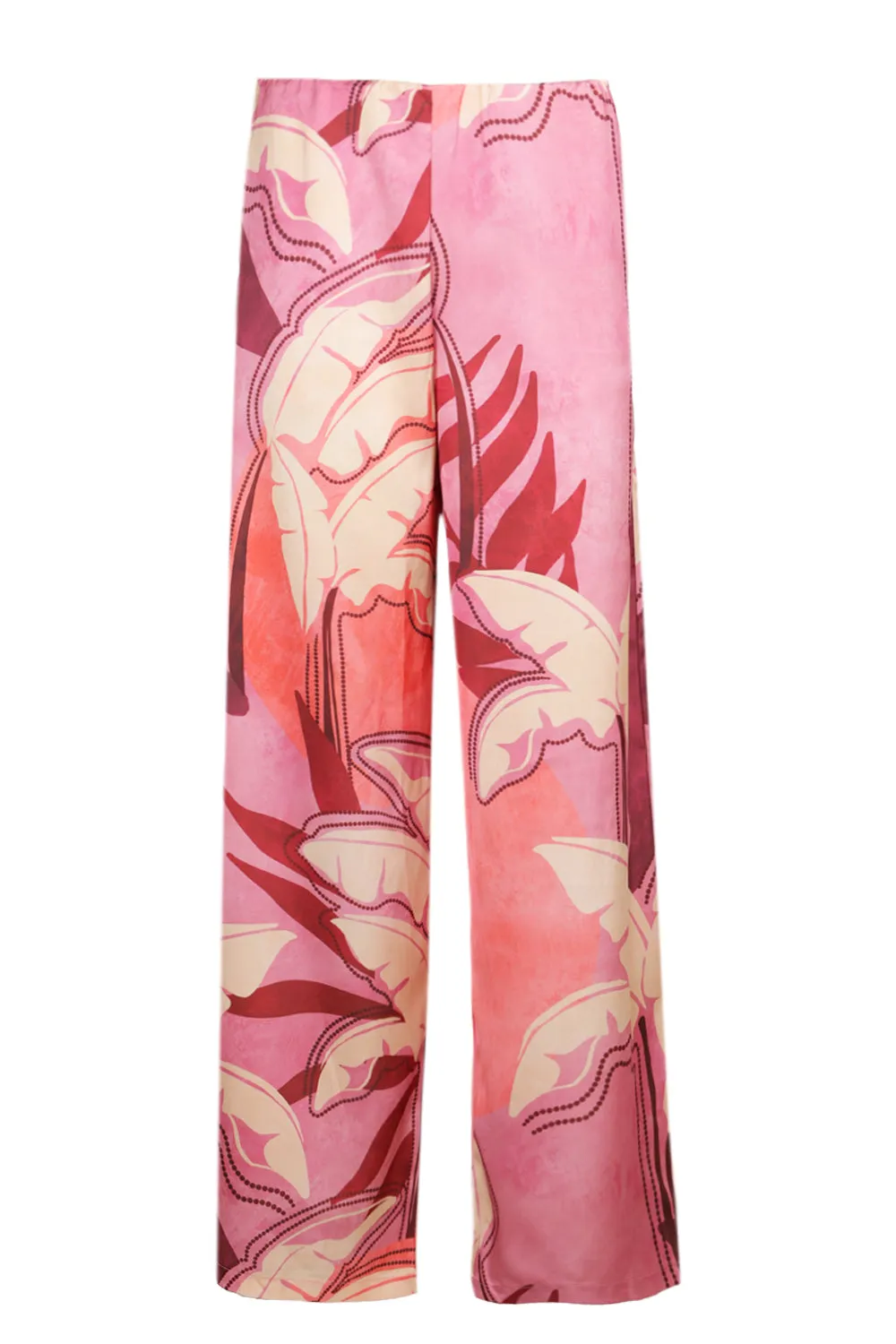 Kaeli Elasticated Palazzon Pant - Kaeli Berry sold by Sand Dollar