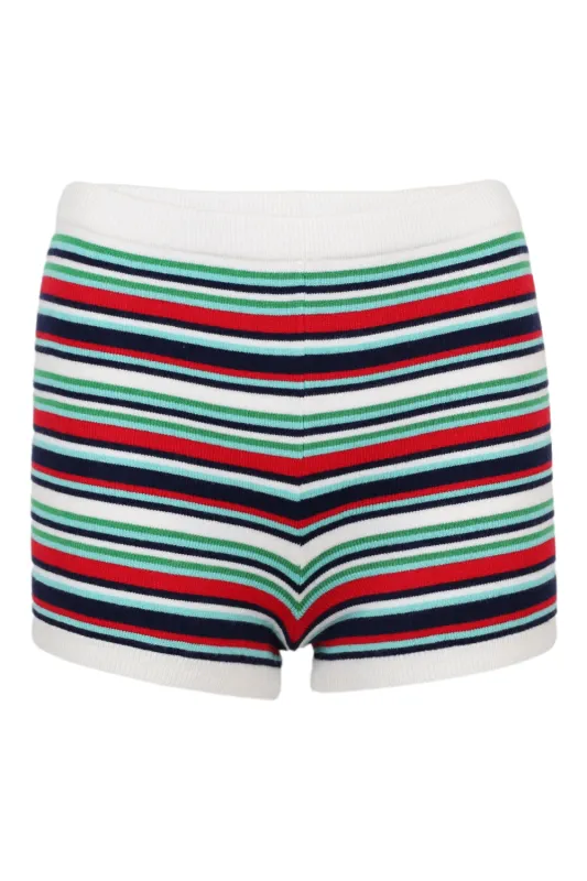 Xyla Low Waist Knit Hot Shorts - Xyla Stripe sold by Sand Dollar