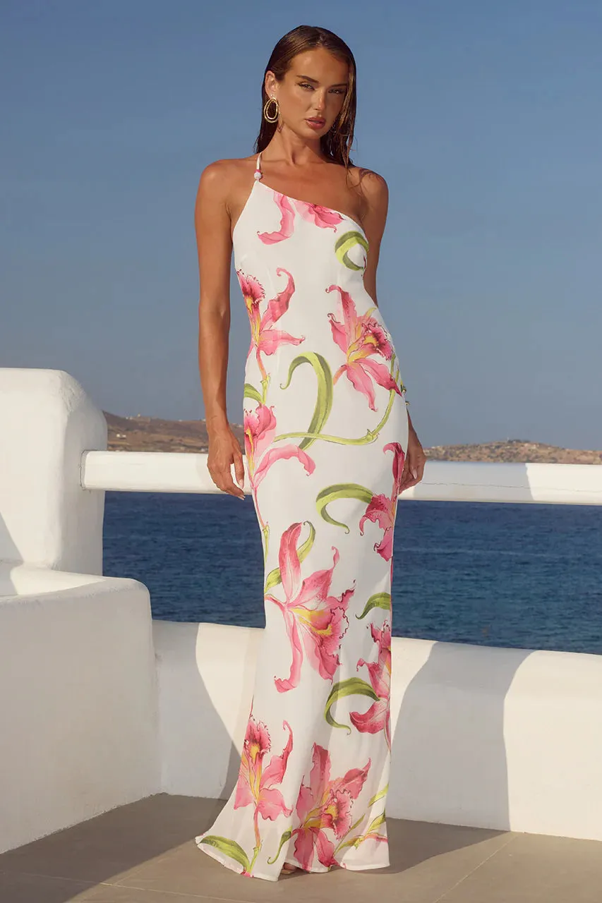 Sondrey One Shoulder Maxi Dress Celina Pink sold by Sand Dollar product image thumbnail 2