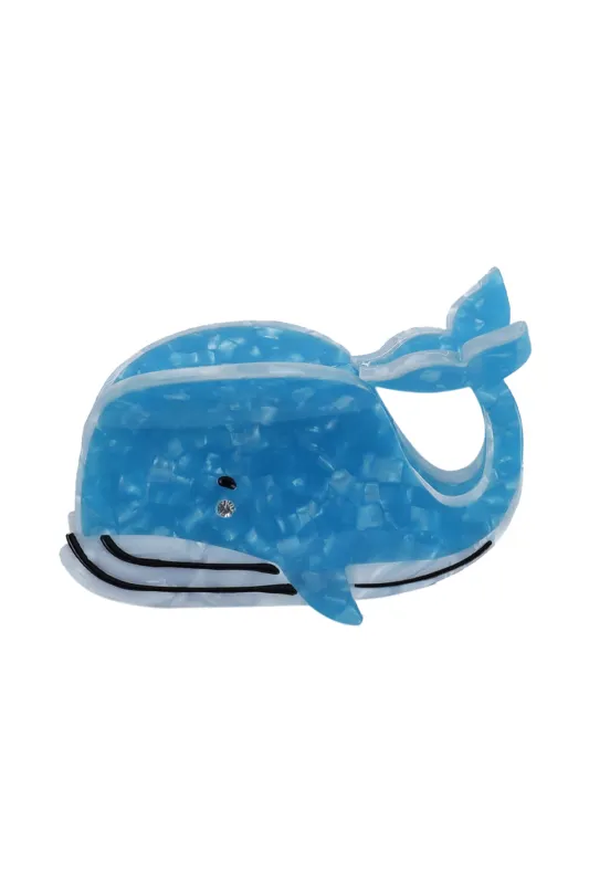 Blue Whale Hair Claw Clip sold by Sand Dollar