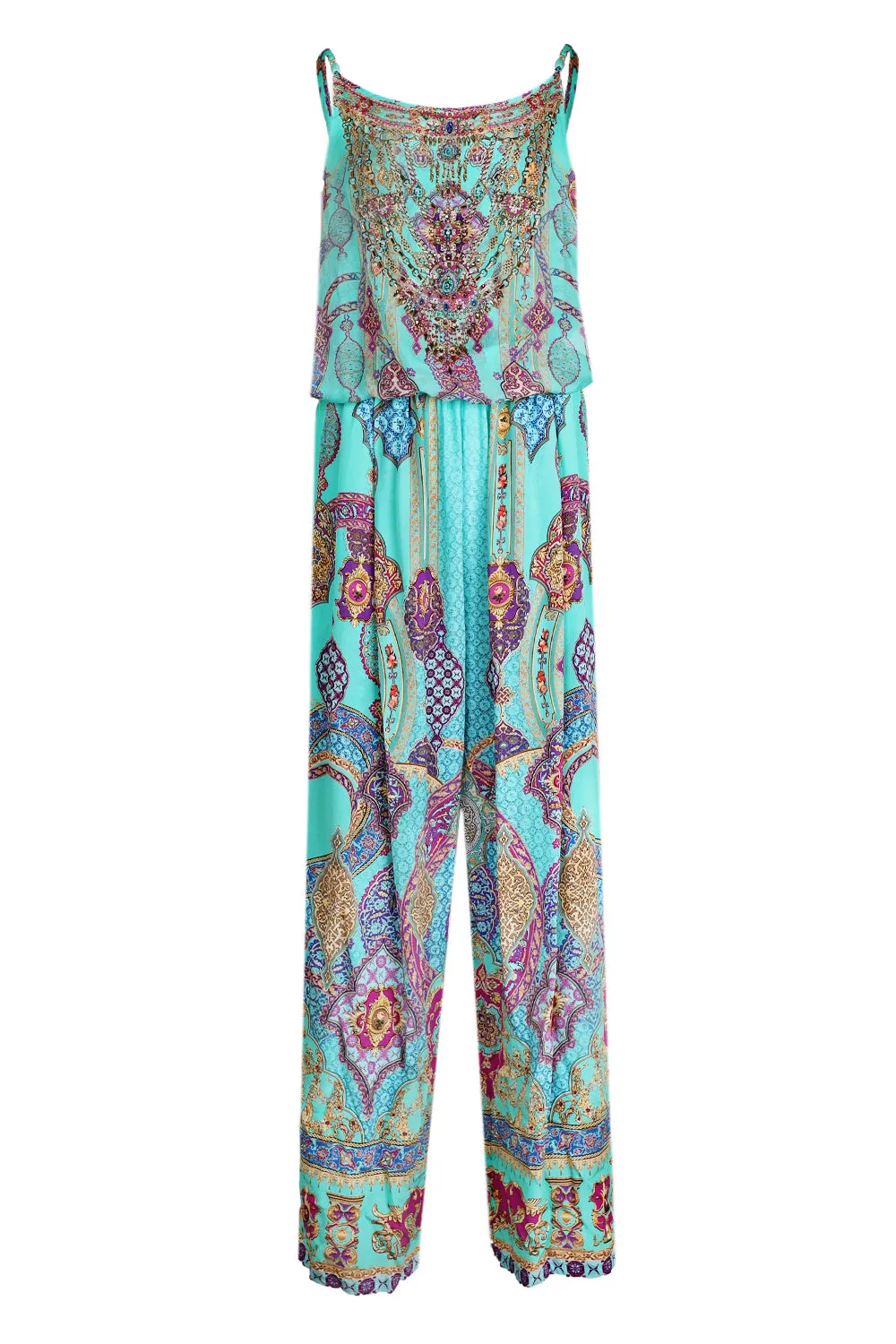 Shoestring Strap Jumpsuit The Concubines Corridor sold by Sand Dollar product image thumbnail 3