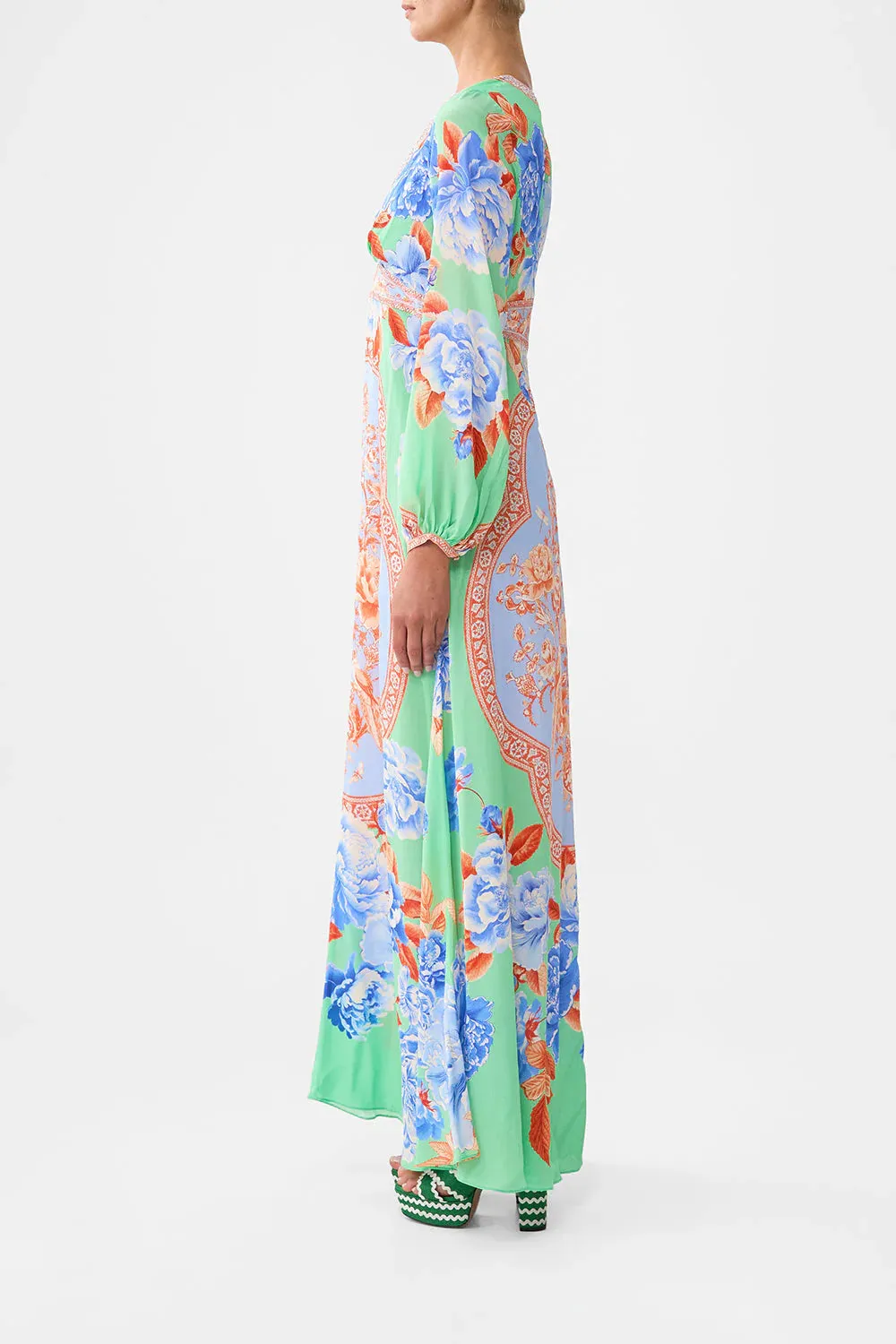 Printed Lantern Sleeve Dress Topkapi Pop sold by Sand Dollar product image thumbnail 5