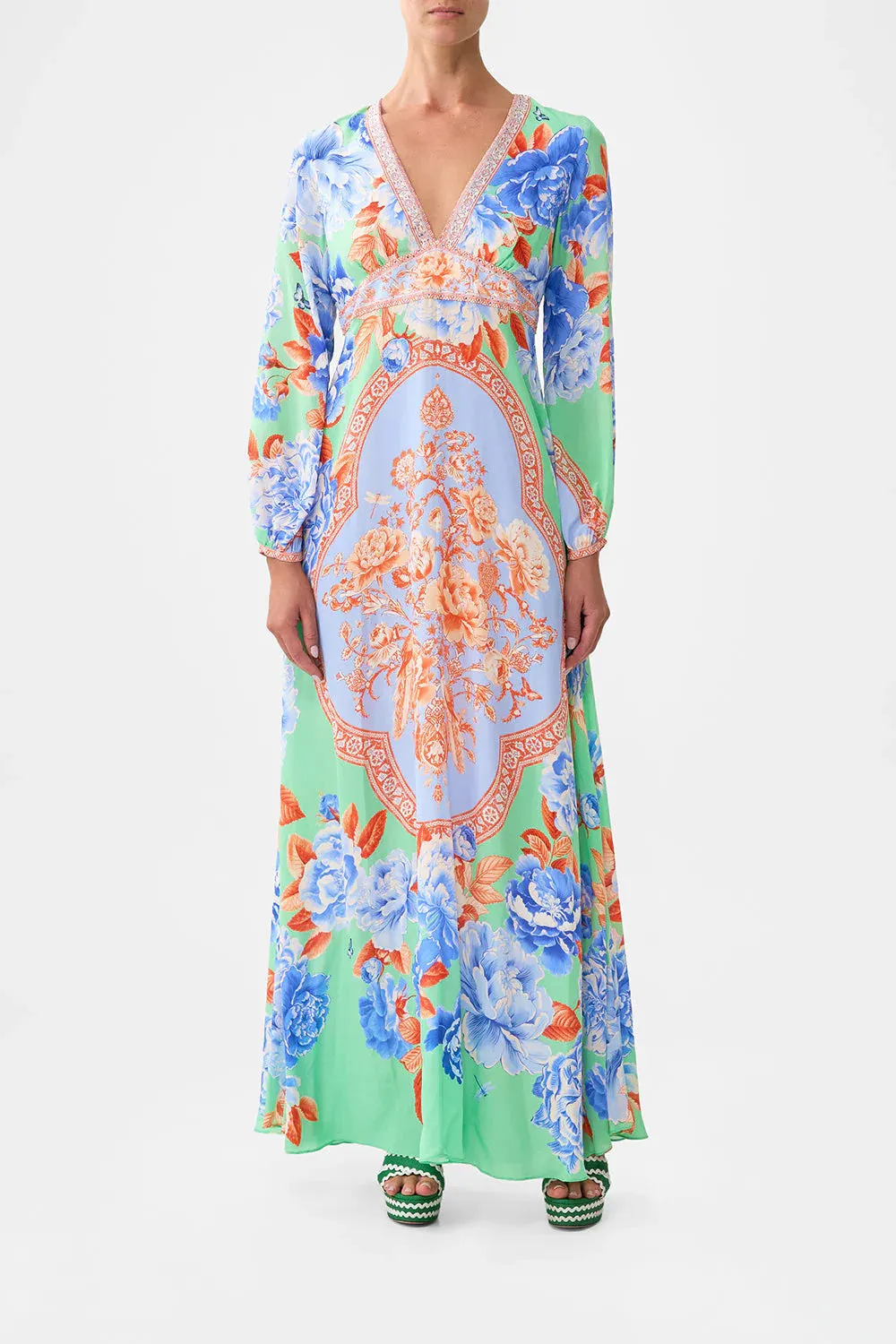 Printed Lantern Sleeve Dress Topkapi Pop sold by Sand Dollar product image thumbnail 2