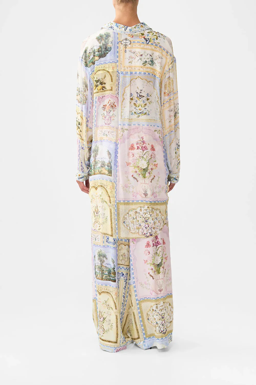 Shirt Tunic with Side Buttons Botanical Ballads sold by Sand Dollar product image thumbnail 4