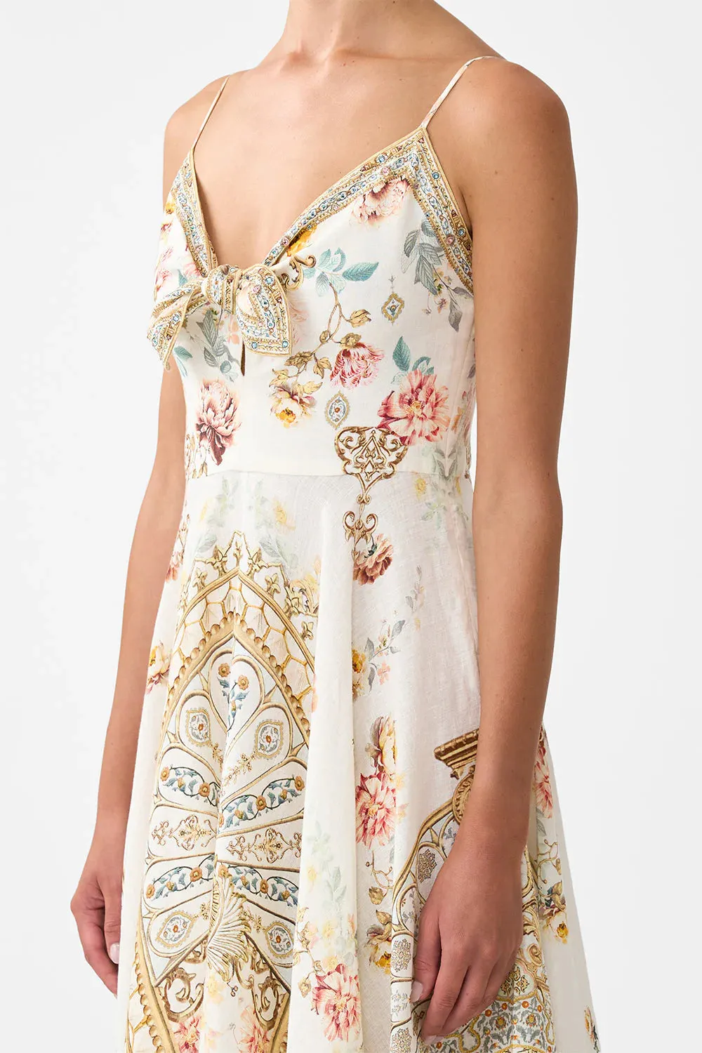 Long Dress with Tie Front Ottoman Dynasty sold by Sand Dollar product image thumbnail 5