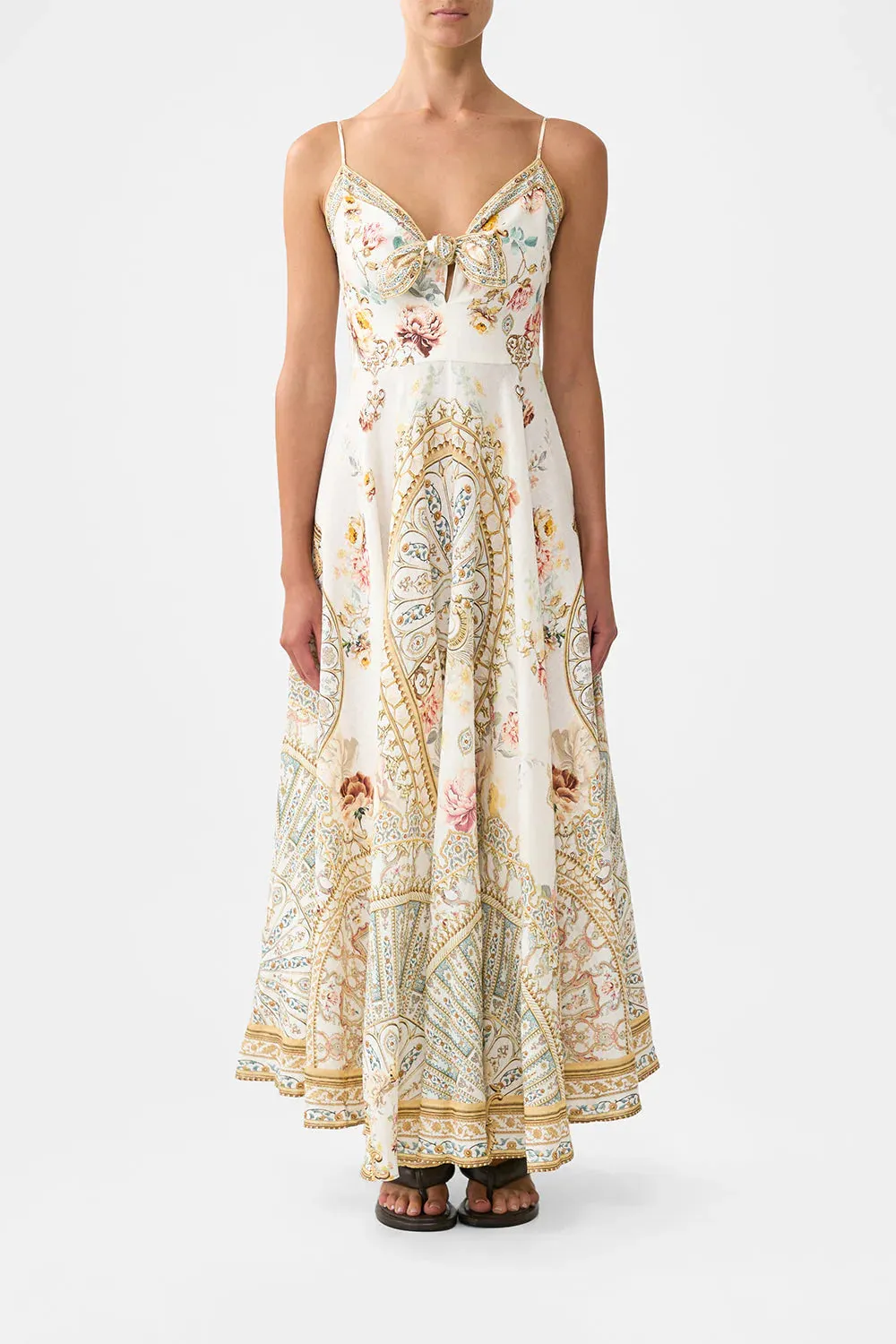 Long Dress with Tie Front Ottoman Dynasty sold by Sand Dollar product image thumbnail 2