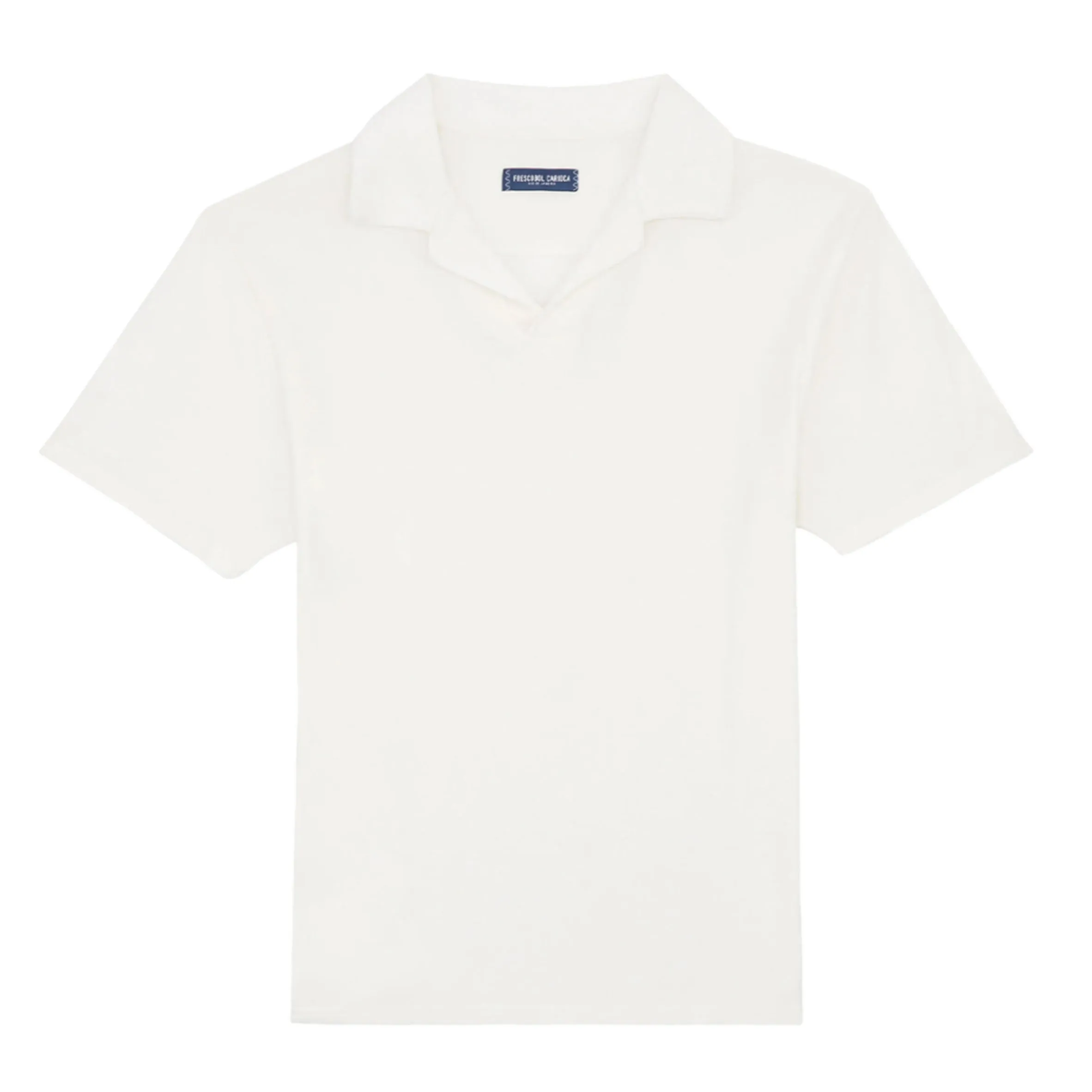 Men's Faustino Terry Cotton Blend Polo - Ivory sold by Sand Dollar